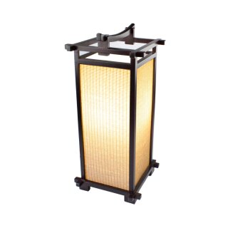 Japanese lamp - Nara Walnut/Bamboo - Height 45 cm