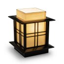 Japanische Lampe - Akida Schwarz Top - 30 cm