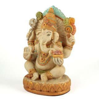 Ganesha large, sitting - Height: 35 cm