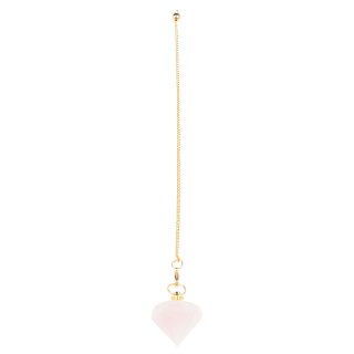 Pendulum Rose quartz cone