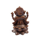 Ganesha sitzend auf Lotus - Höhe: 21 cm